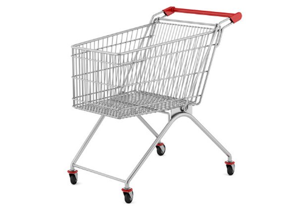 Customer shopping trolley 2