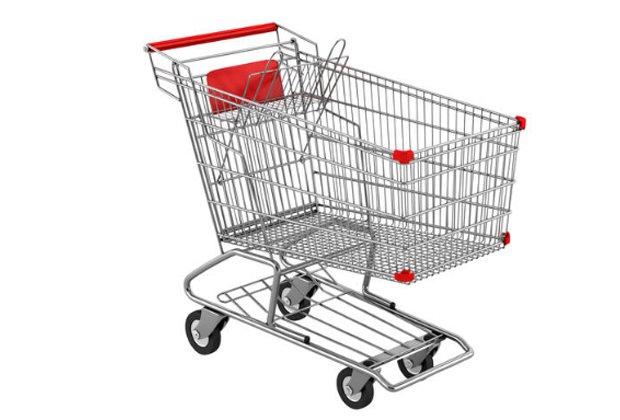 Customer shopping trolley 7