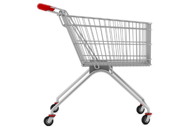 Customer shopping trolley