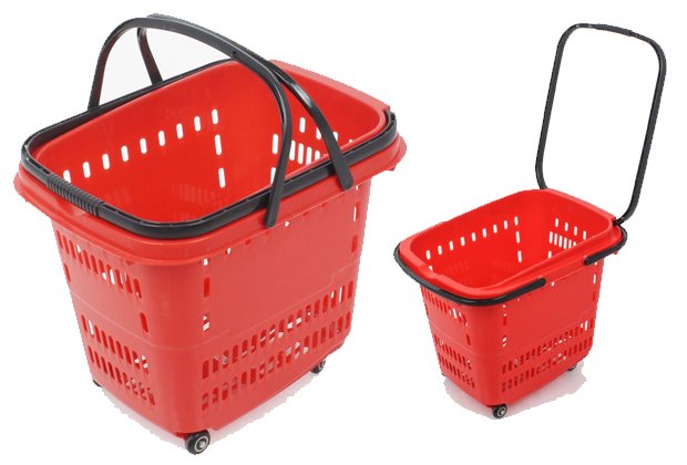 Deep plastic shopping basket 4