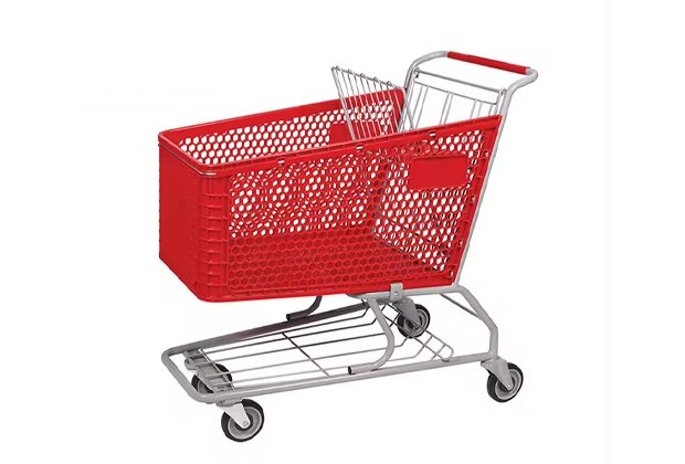 PLASTIC METAL TROLLEY