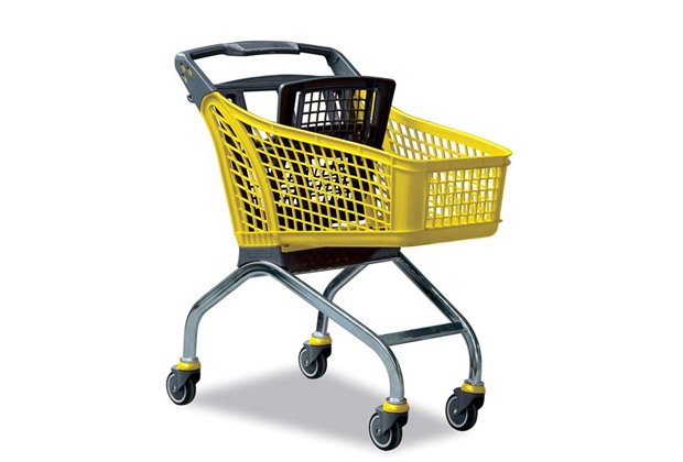 Plastic Shopping Trolley 1