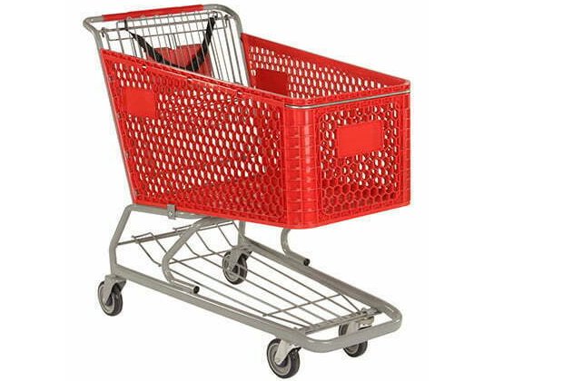 Plastic Shopping Trolley 2