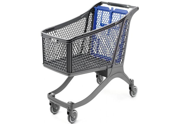 Plastic Shopping Trolley 4