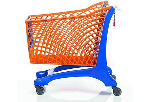 Plastic Shopping Trolley 5