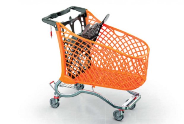 Plastic Shopping Trolley 6