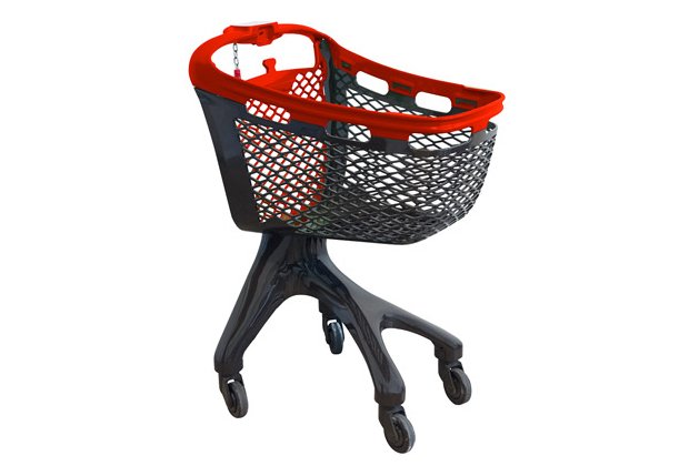 Plastic Shopping Trolley 7