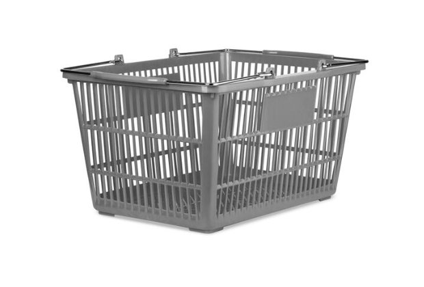 Plastic shopping basket 1